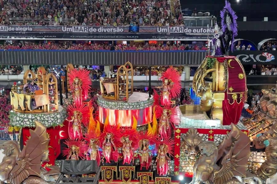Sambadrome Parade during Rio Carnival - it is not free though